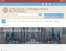 Tablet Screenshot of centesimusannus.org